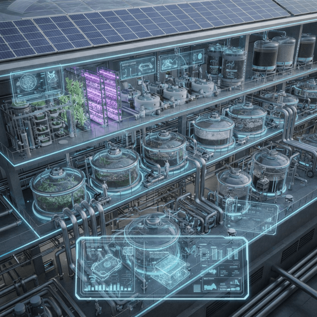 Solar panels and data servers